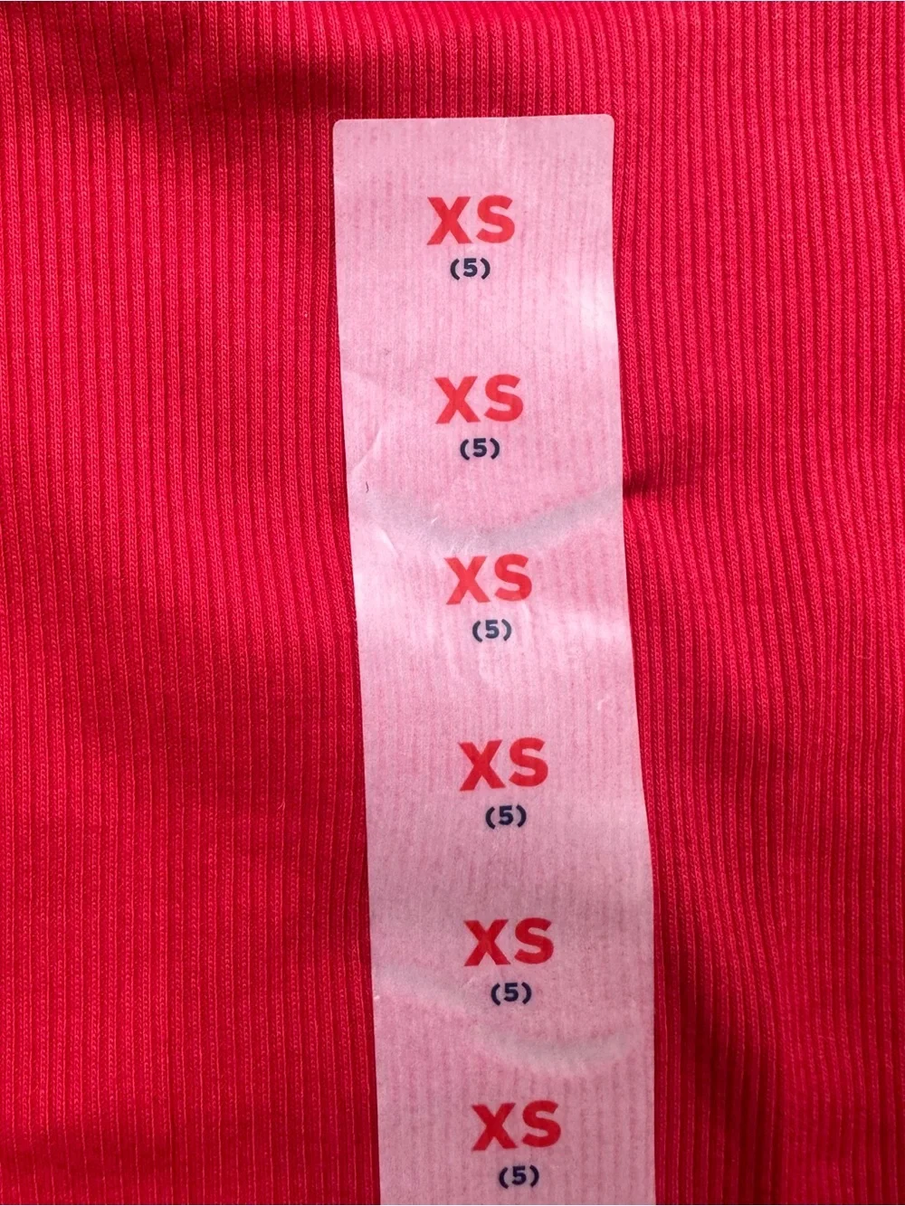 NWT Old Navy Roma Red Ribbed Square Neck Long Sleeve T-Shirt Girls XS (5)